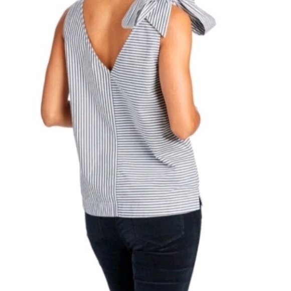 Vineyard vines NWT soirée stripe bow tie tank - Picture 2 of 5